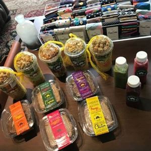 KIT Semanal 5 Saladas + 5 sanduíches + 5 sucos detox